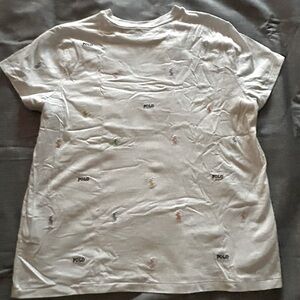 Polo Ralph Lauren Women's Allover Embroidered Tee